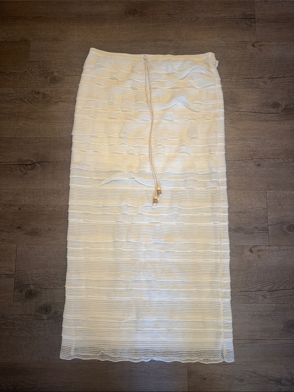 Textured skirt